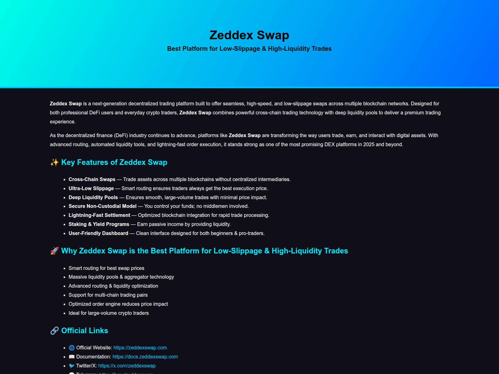 Screenshot of connect-en-zedx-swap.pages.dev