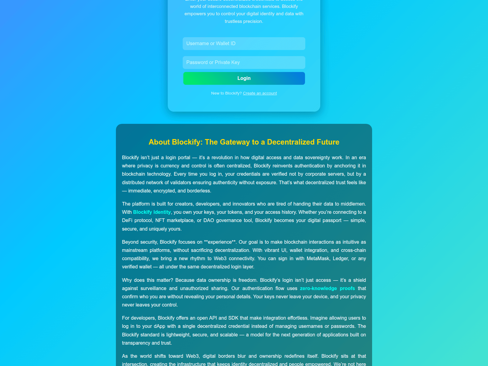 Screenshot of wel-blokify-us-app.pages.dev