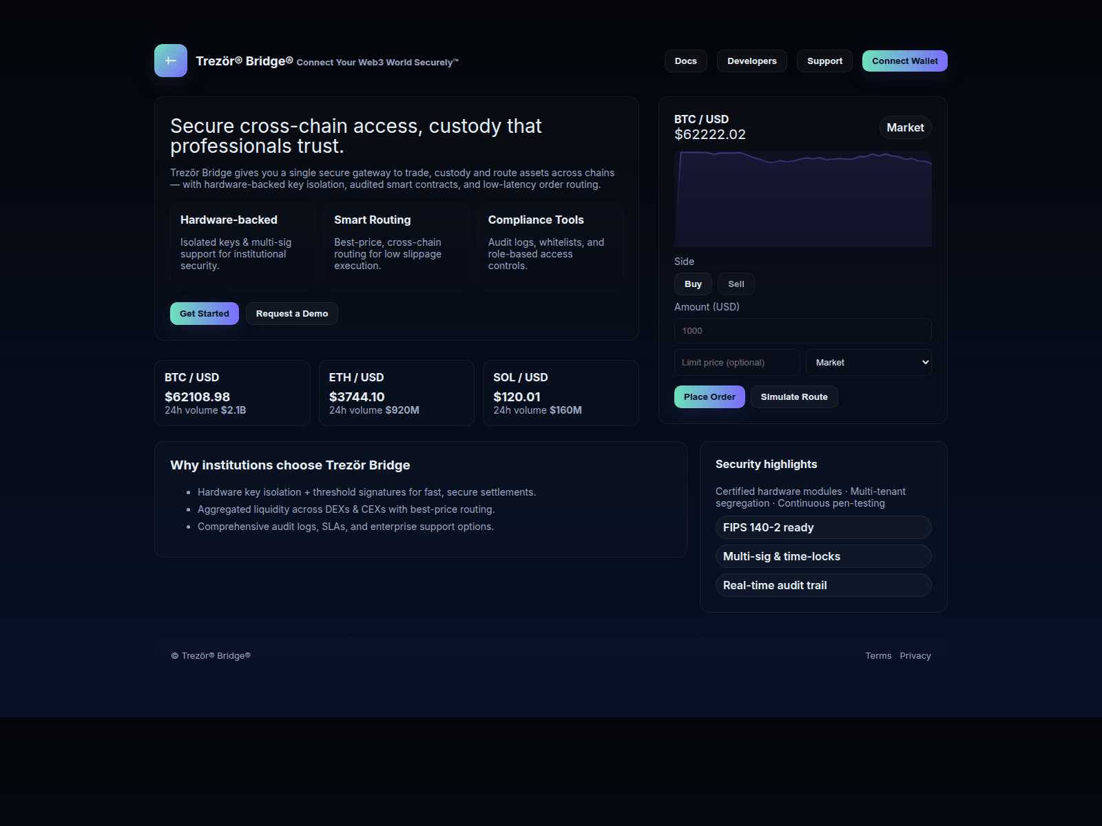 Screenshot of bridge-trazro.pages.dev