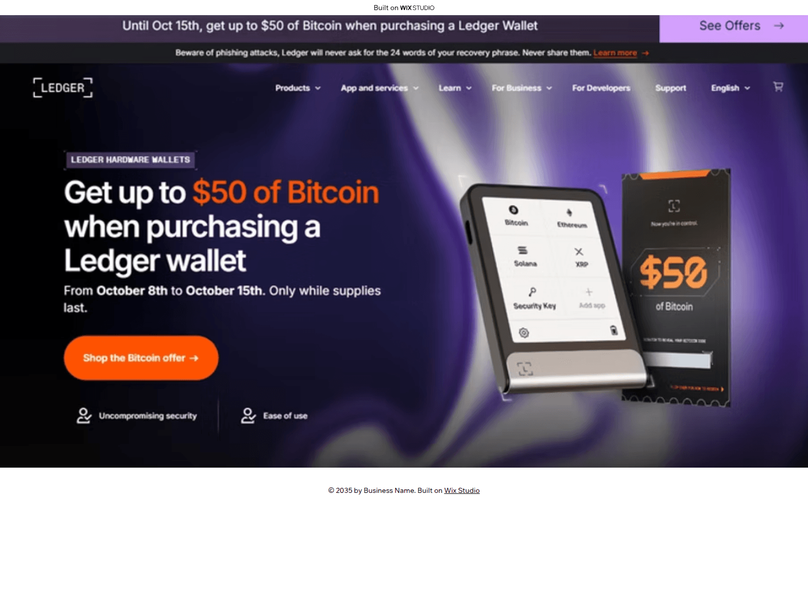 Screenshot of getting-en-desktop.wixstudio.com