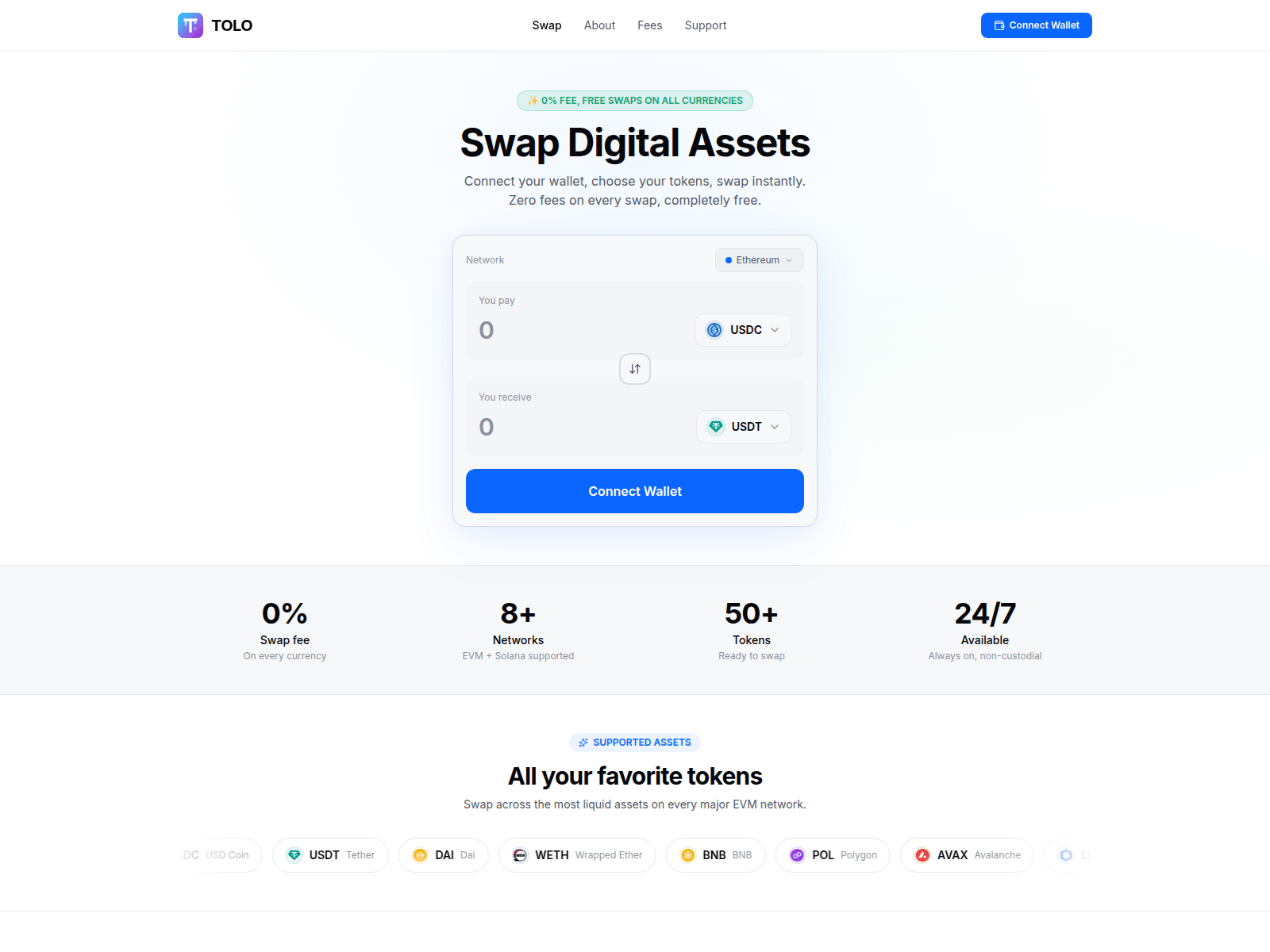 Screenshot of toloexchange.biz