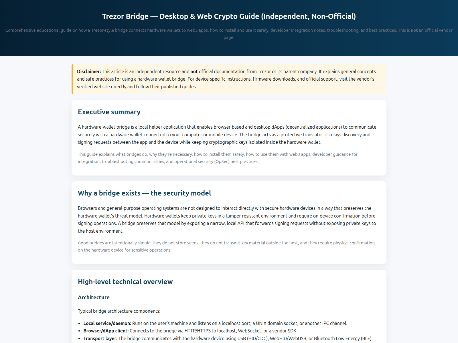 Screenshot of io-briedge-trzr-faq.pages.dev
