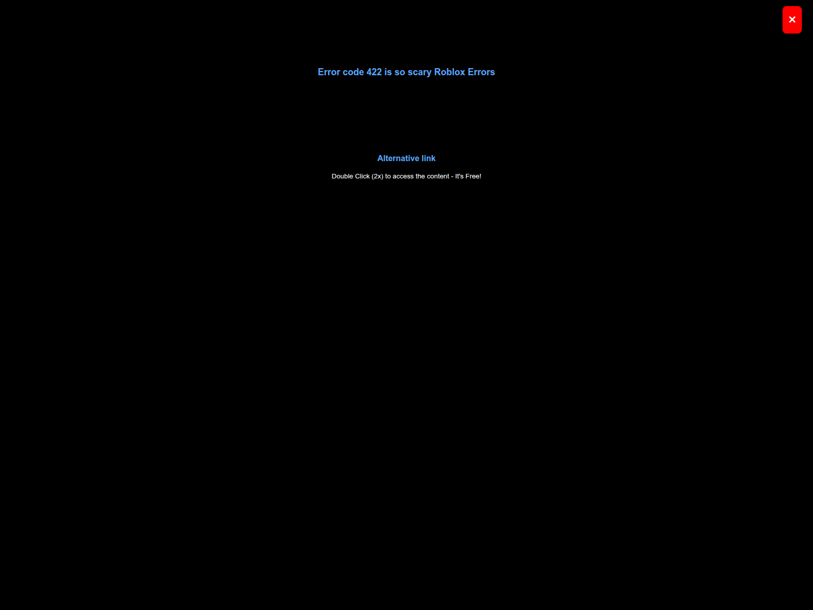 Screenshot of robloxerrors.pages.dev