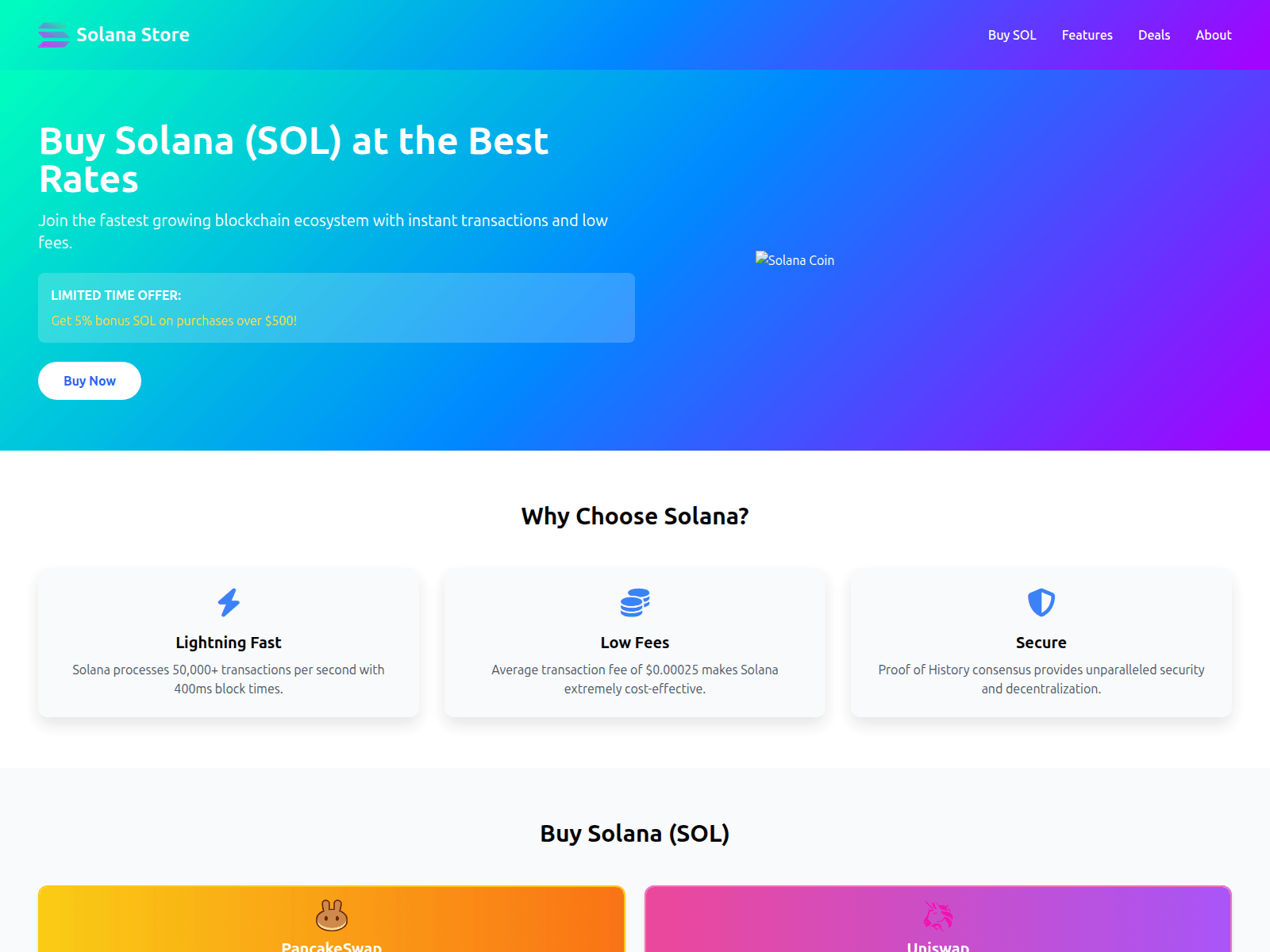 Screenshot of solana-28u.pages.dev