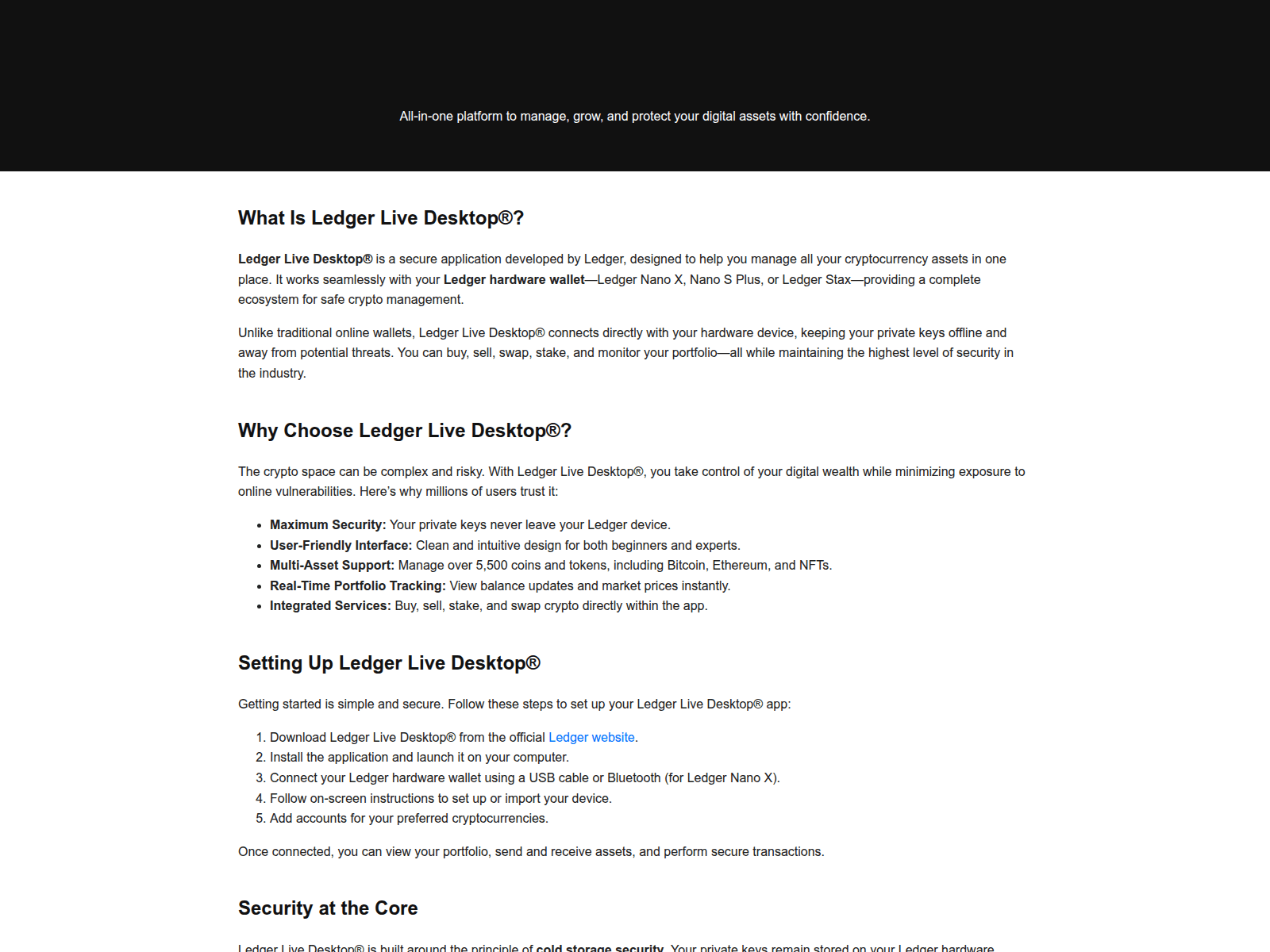 Screenshot of connect-desktop-ldgerlive.pages.dev