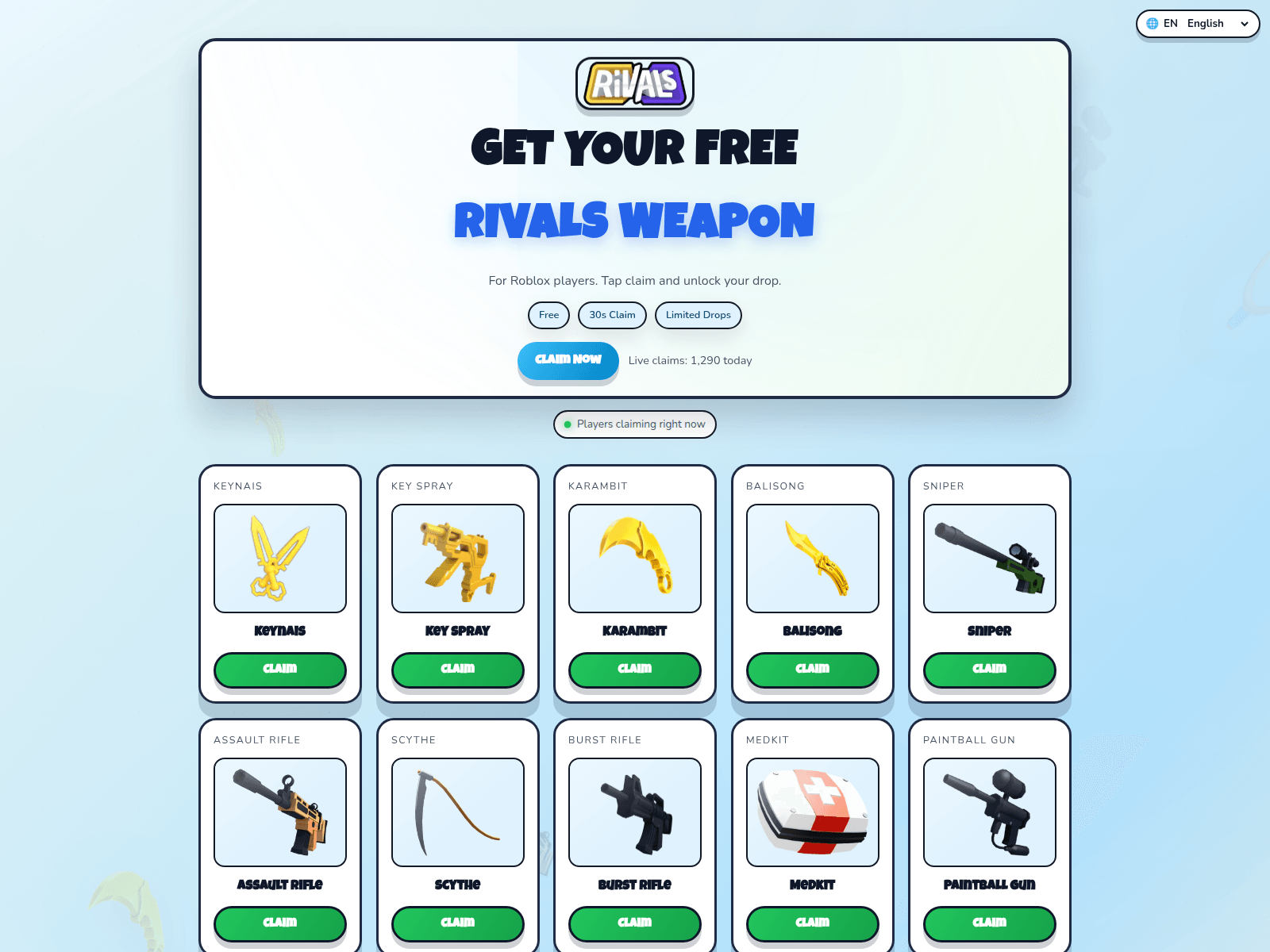 Screenshot of rivalsfreeroblox.pages.dev