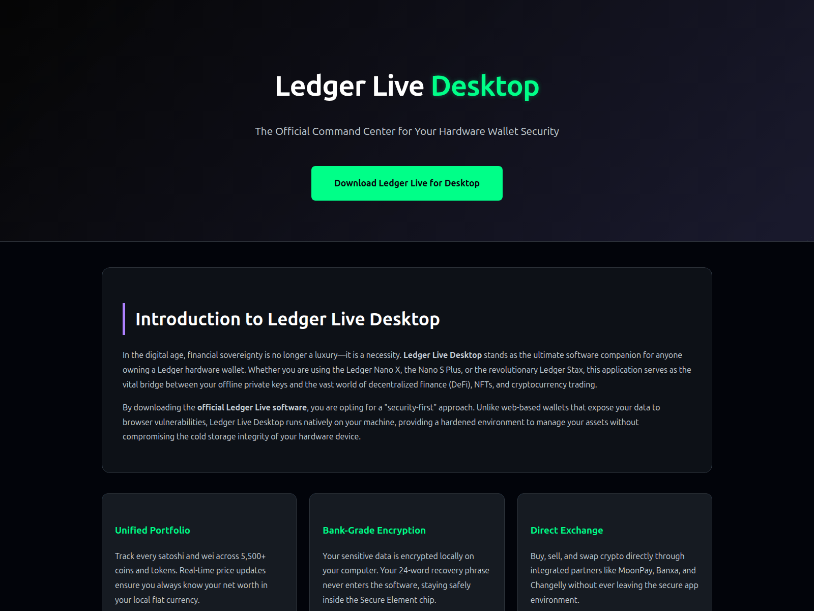 Screenshot of ledgerrlive-connect.pages.dev