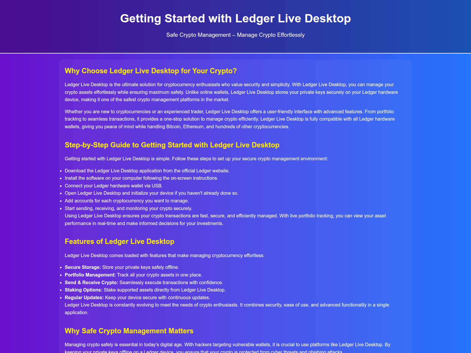 Screenshot of ledger-live-desktaup.pages.dev