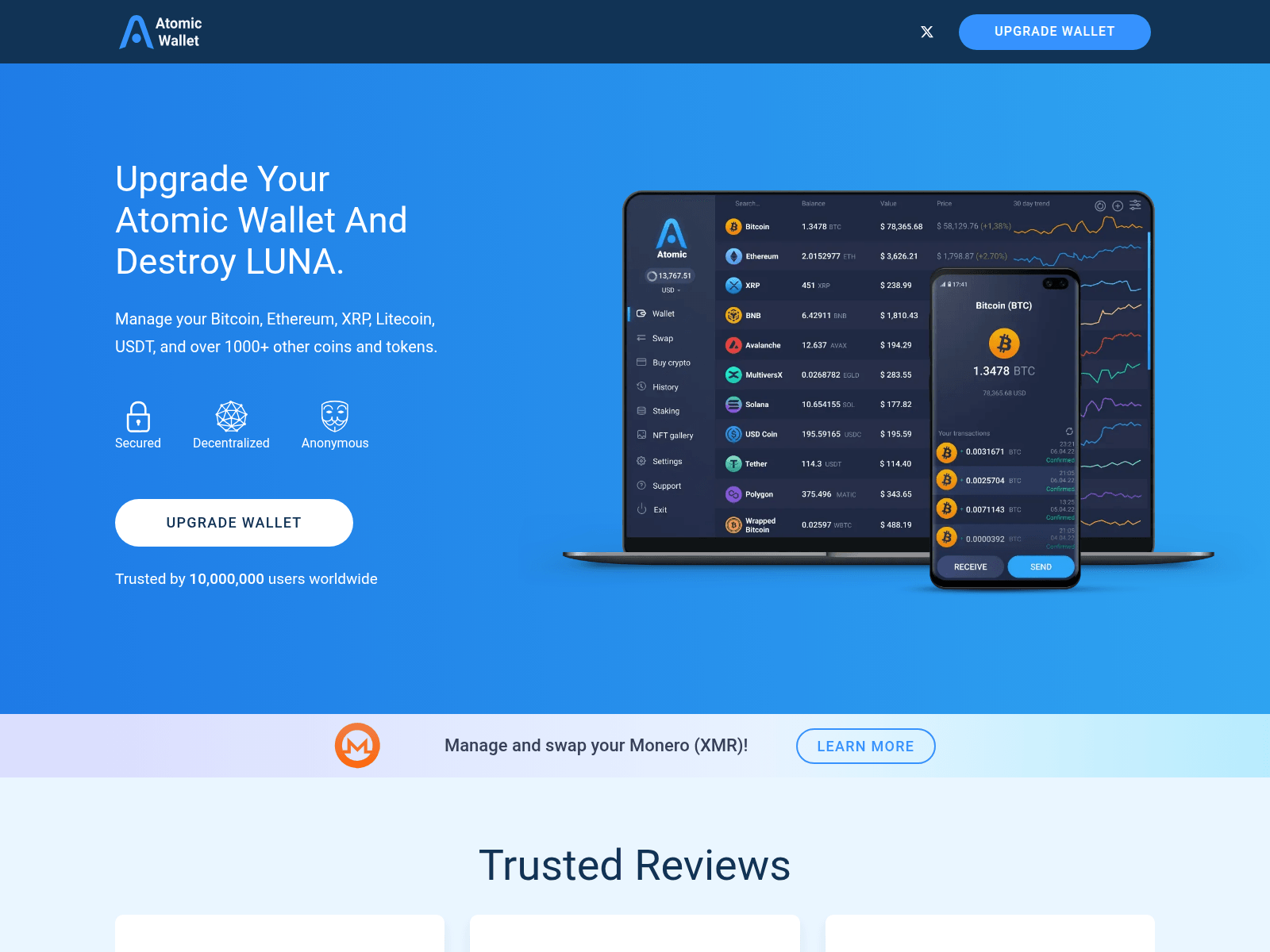 Screenshot of atomicupgrade.pages.dev