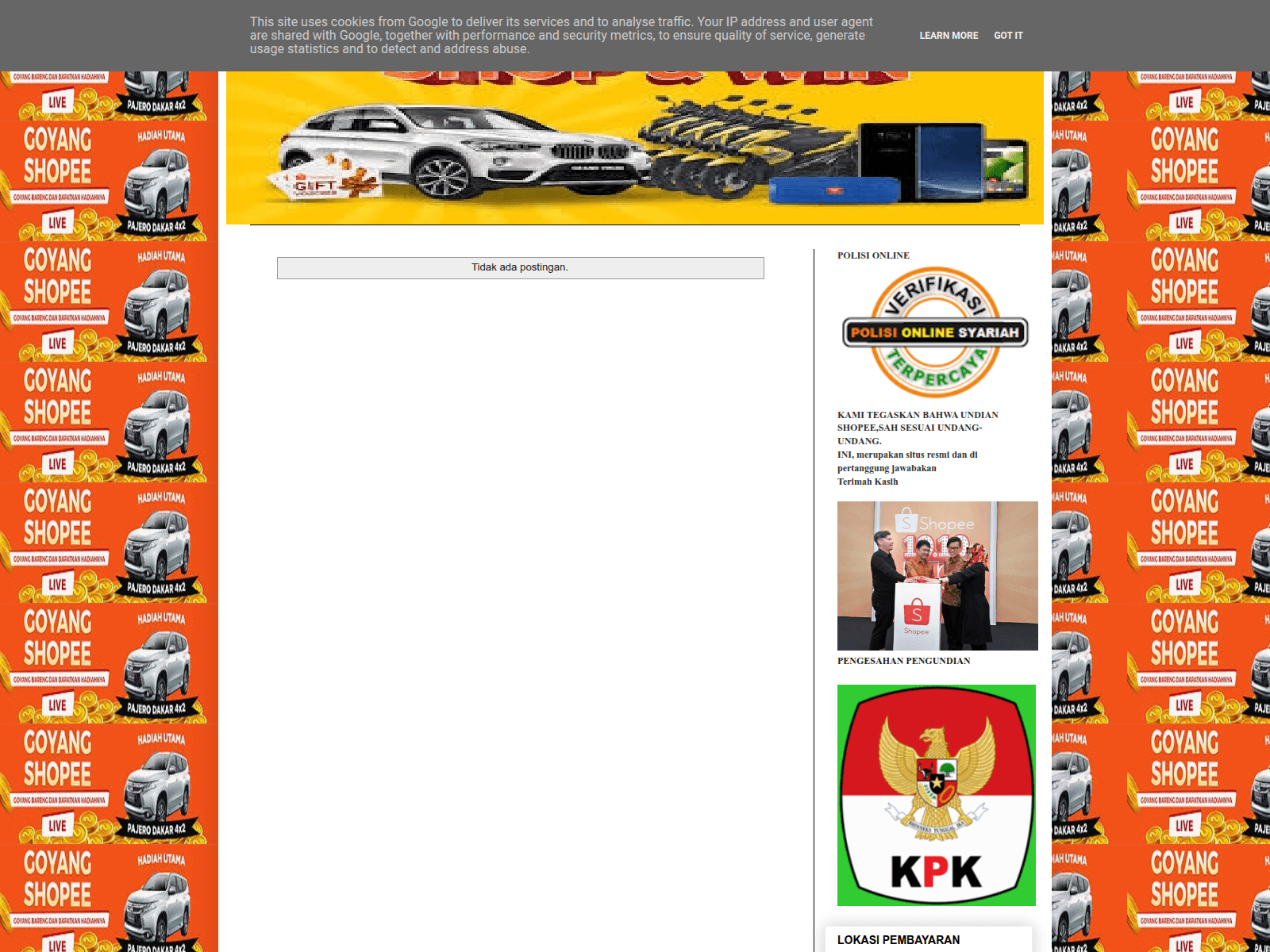 Screenshot of pt-shopee649.blogspot.com