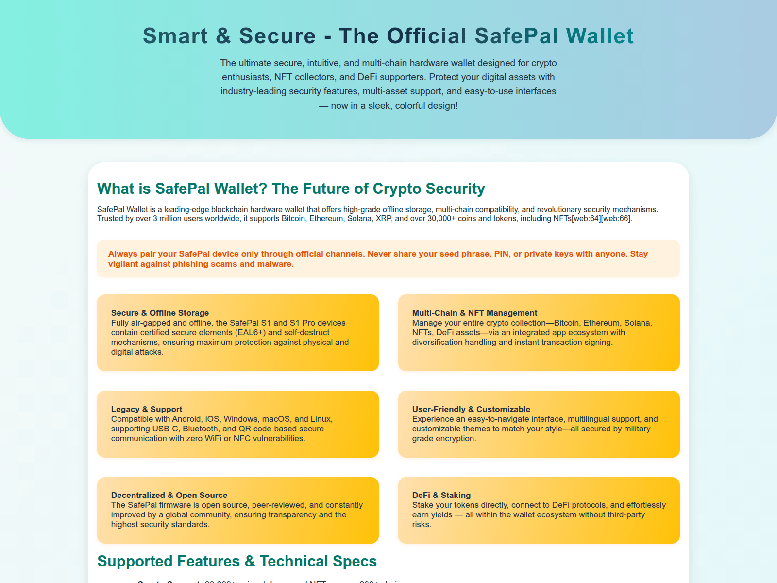 Screenshot of safepalwallet-web.pages.dev