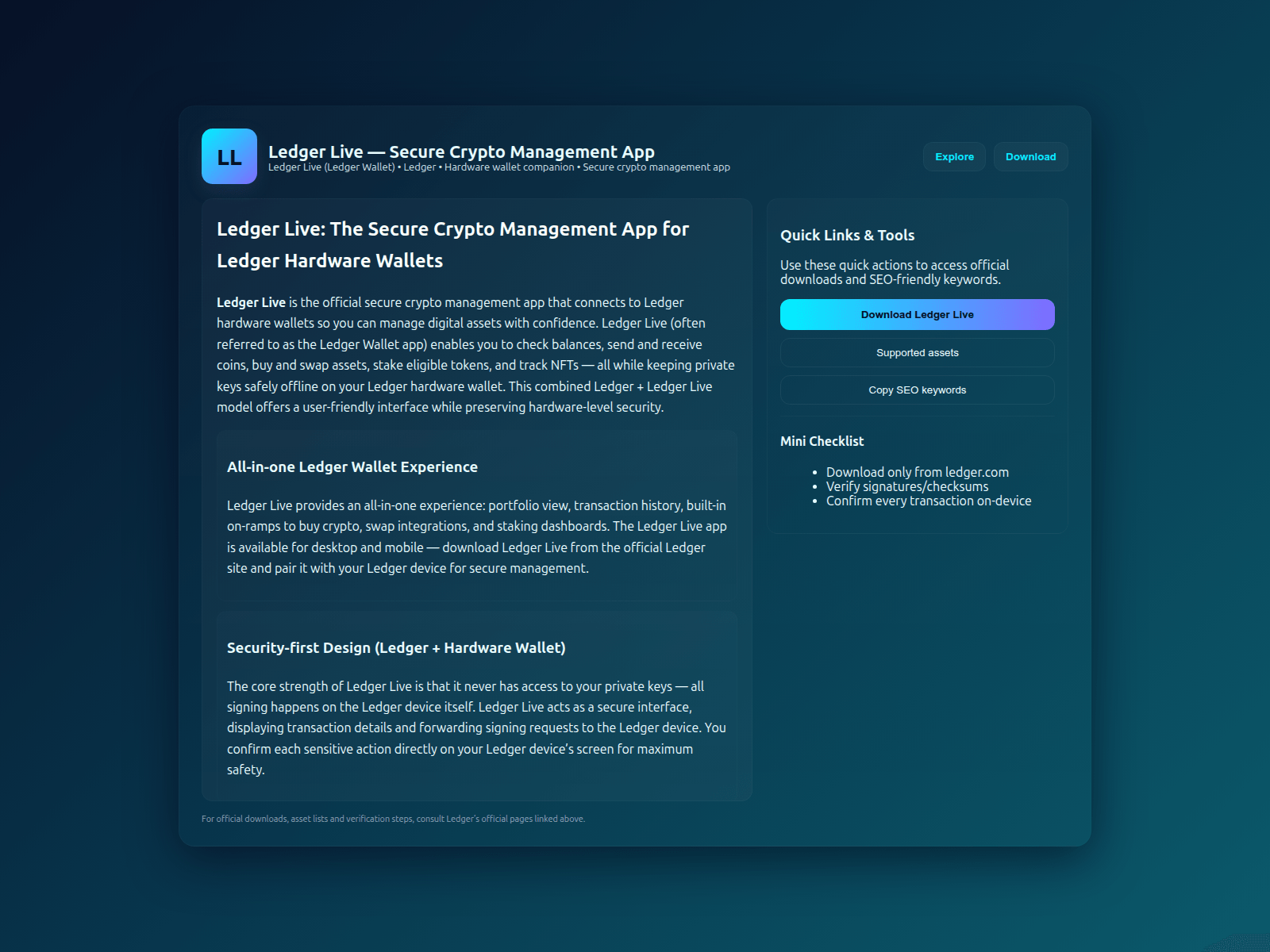 Screenshot of official-live-leadger.pages.dev