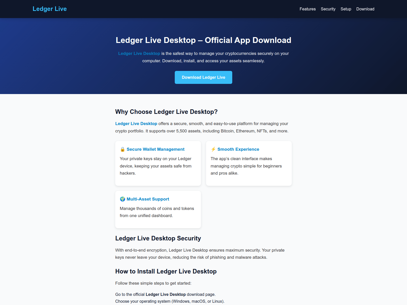 Screenshot of io-desk-ldger.pages.dev
