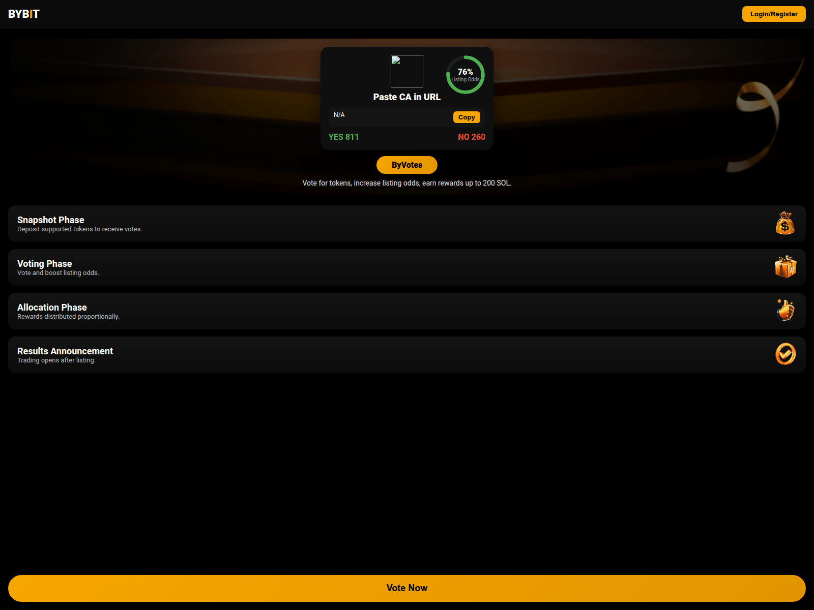 스크린샷 of bybit-listing.vote