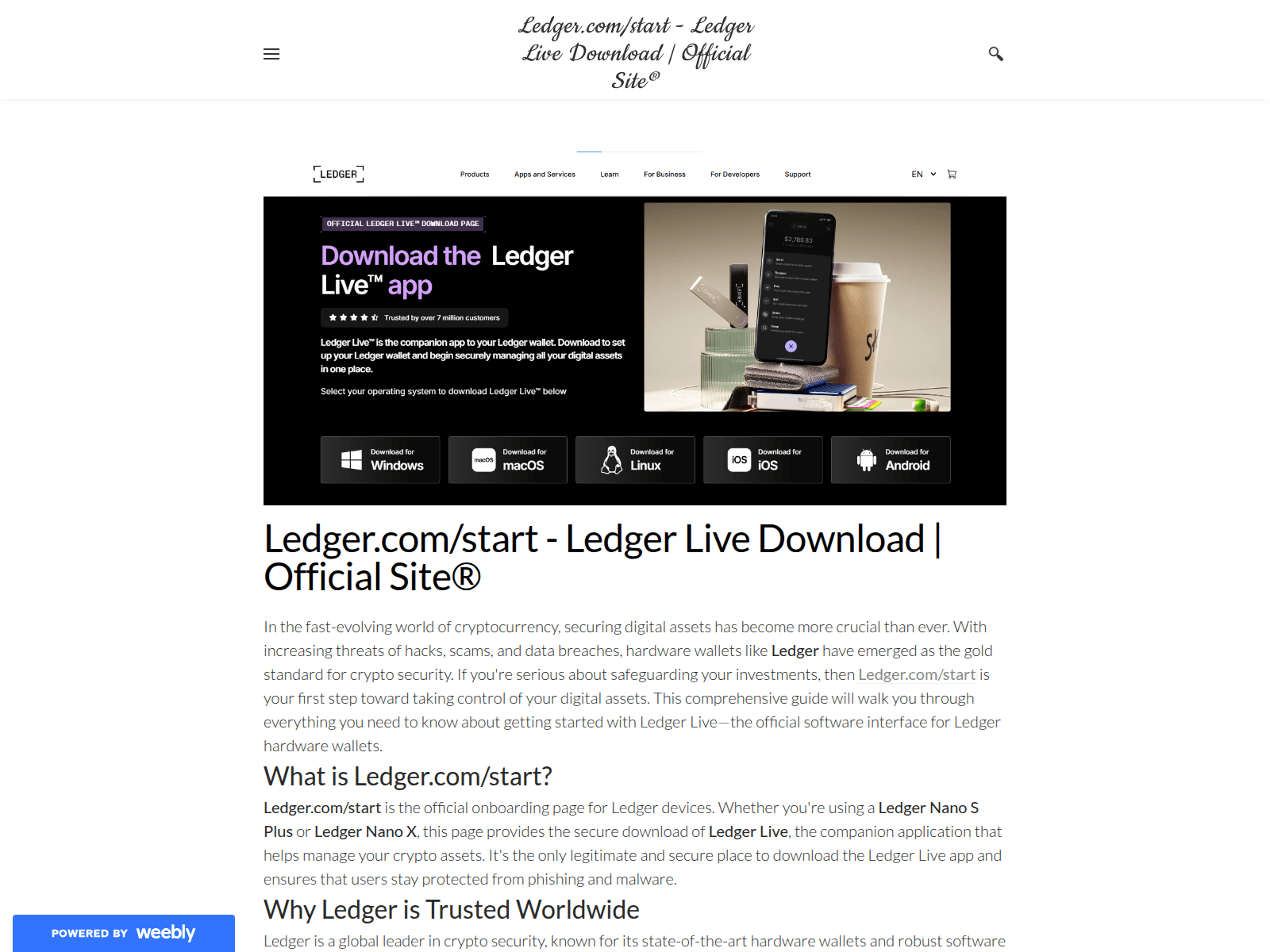 Screenshot of ledgarcom-starts.weebly.com