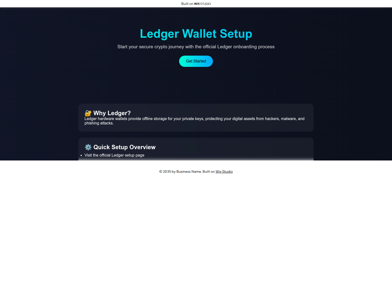 Screenshot of startcom-ledagr.wixstudio.com