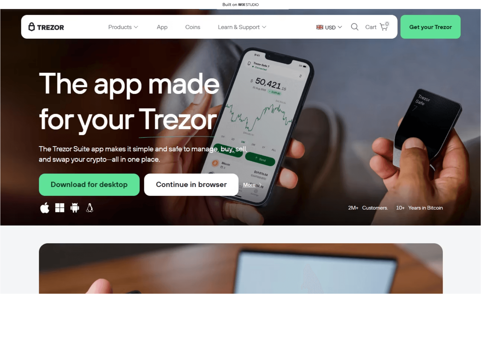 Screenshot of get-suiteappx.wixstudio.com
