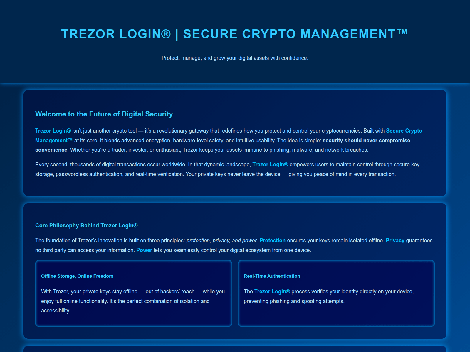 Screenshot of cloud-start--trezure.pages.dev