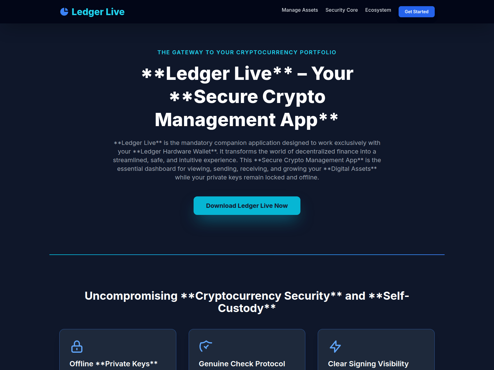 Screenshot of ladgr-web-live.pages.dev
