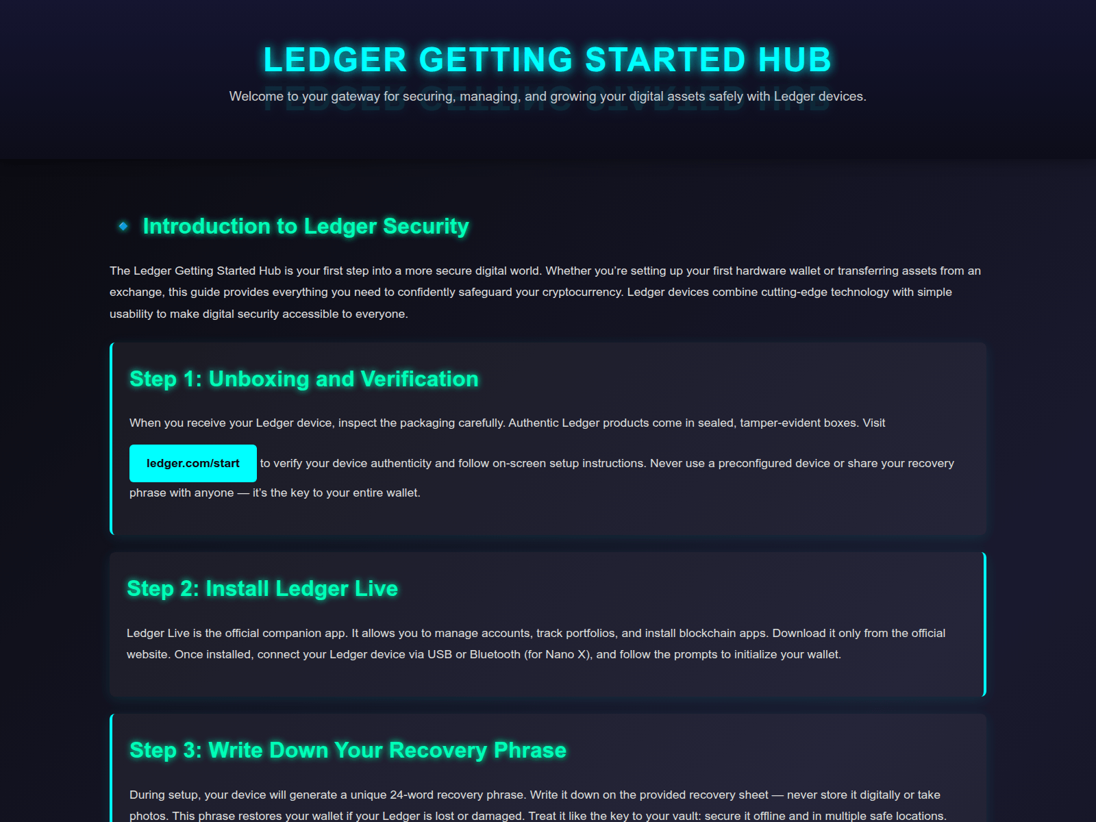 Screenshot of official-ledgre-eng-main.pages.dev