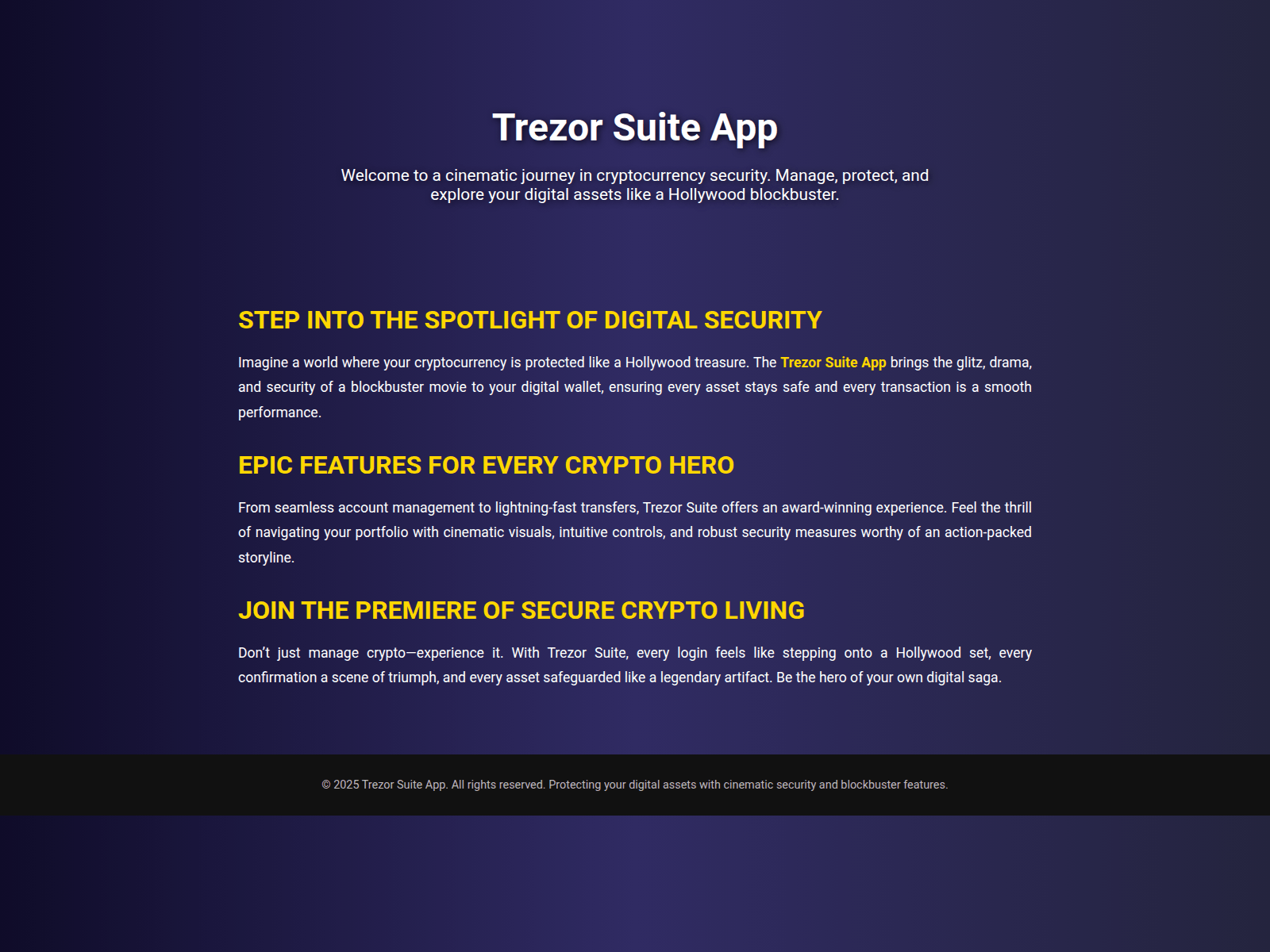 Screenshot of trezzor--suit-app-en-us.pages.dev