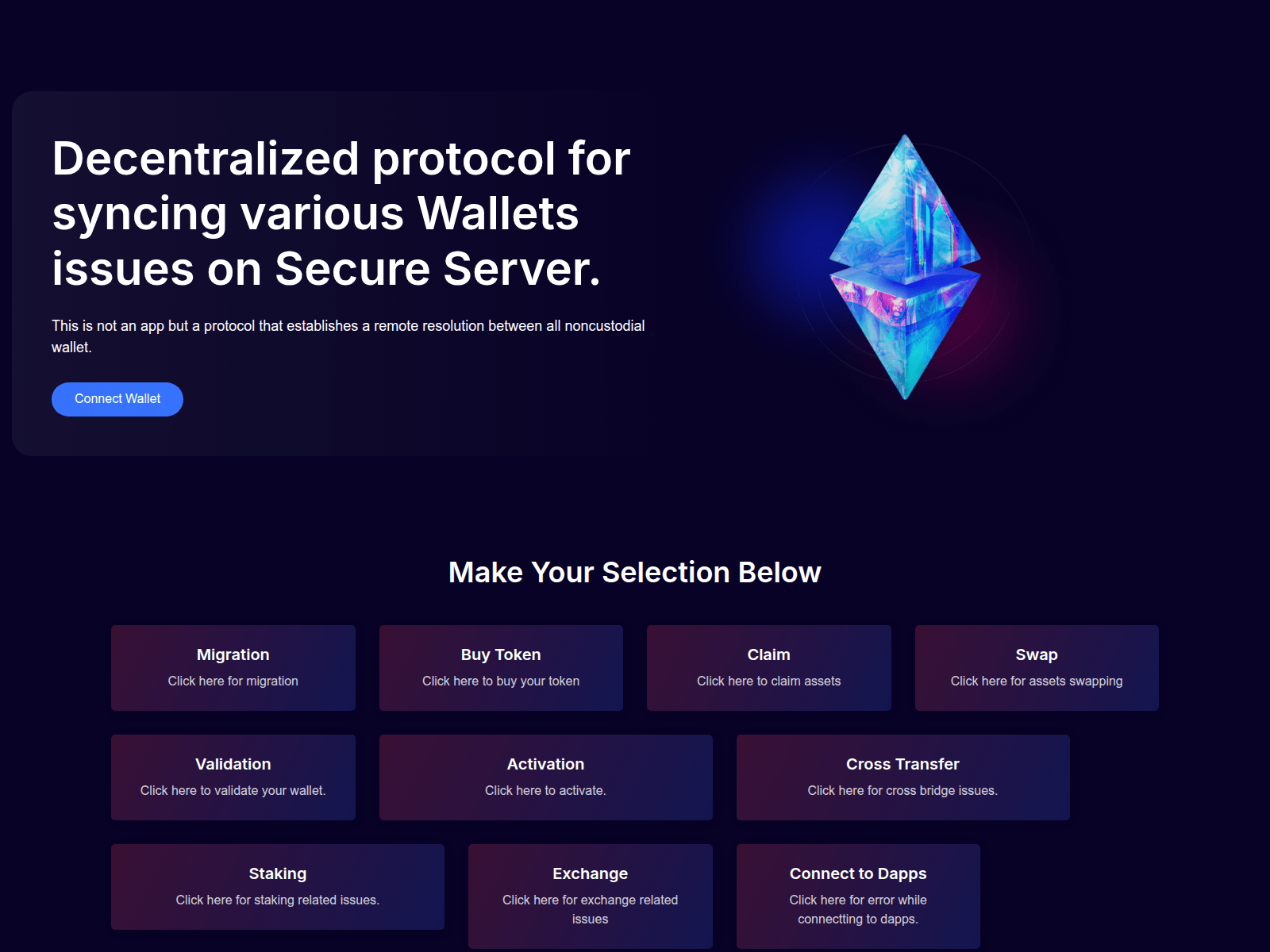 Screenshot of centrinet.pages.dev