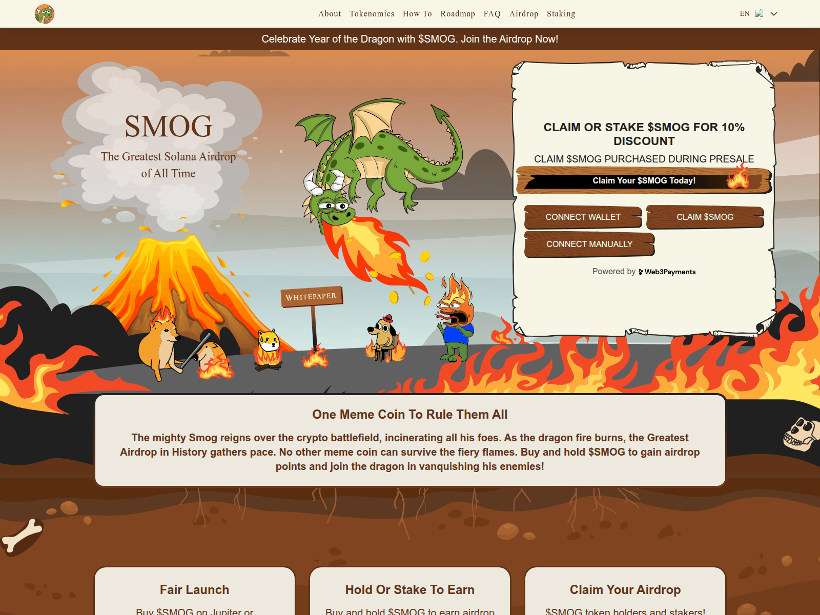 Screenshot of claim-smotoken.pages.dev