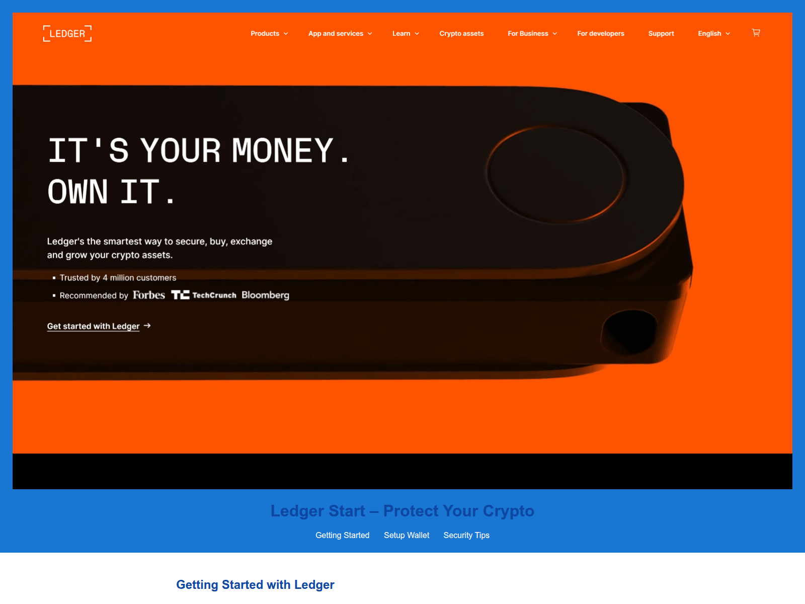 Screenshot of pages-ledgegr.pages.dev
