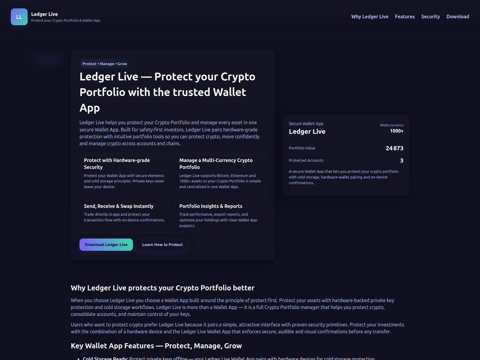 Screenshot of ledgor--live.pages.dev