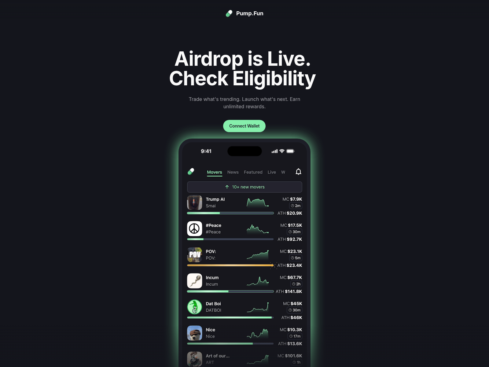 Screenshot of pfclaim.live