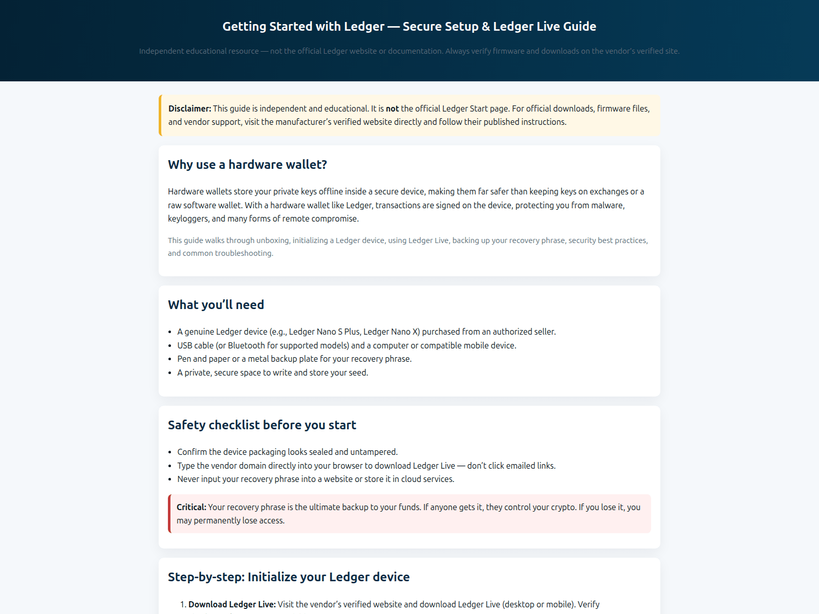 Screenshot of get-strt-ledgr-learn.pages.dev
