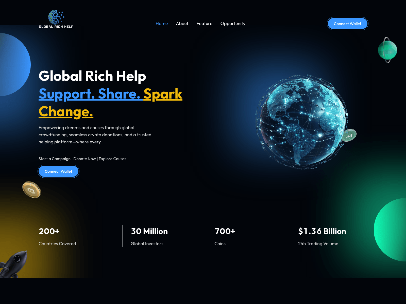 Screenshot of globalrichhelp.com