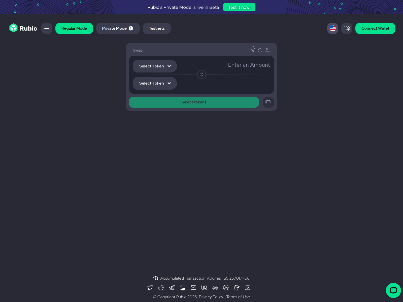 Screenshot of rubicexchange.app