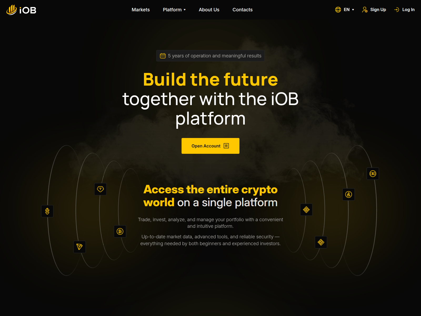 Screenshot of iobbank.com