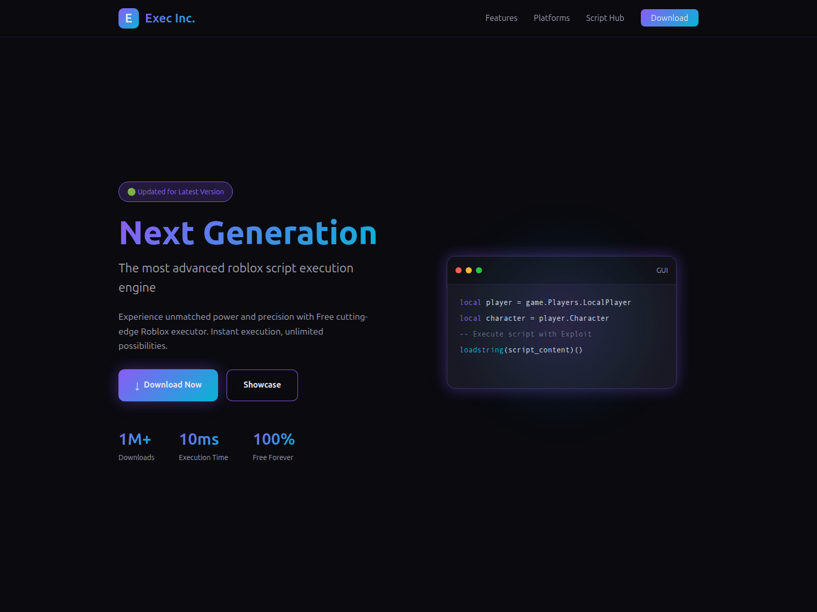 Screenshot of roblox-exec.online