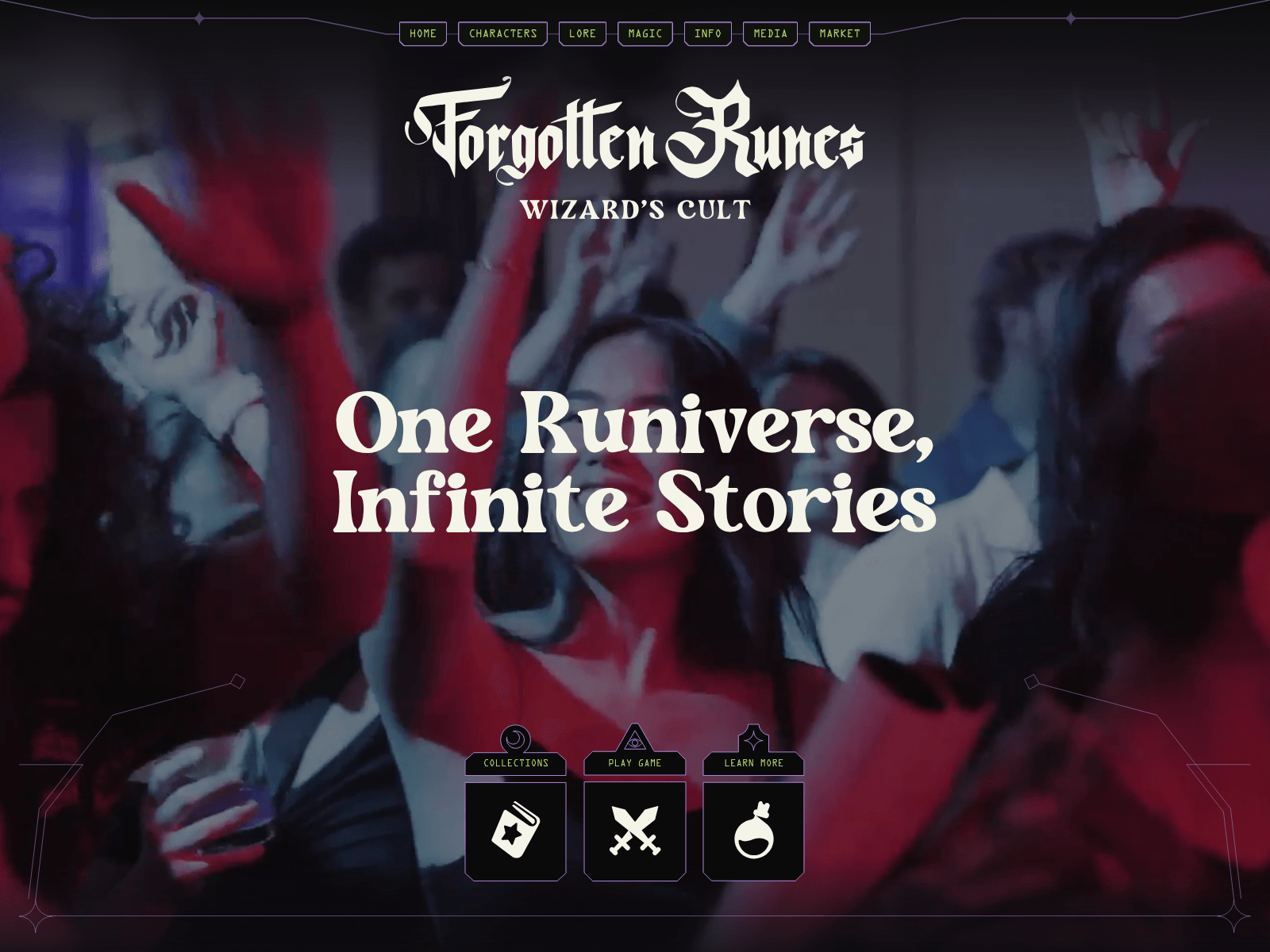 Screenshot of forgottenrunes.org