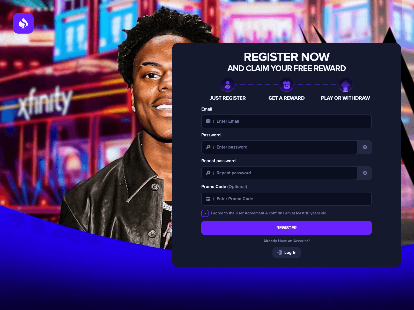 Screenshot of speed2win.vip