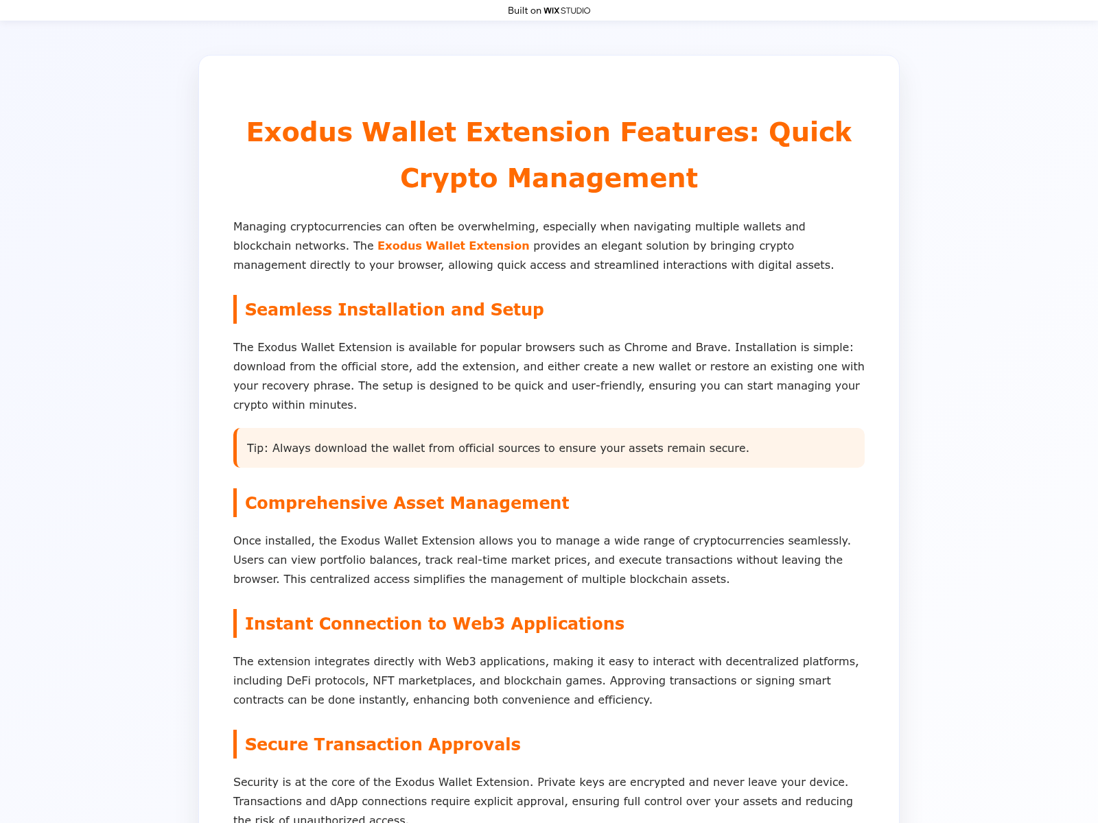 Screenshot of en-exads-web3.wixstudio.com