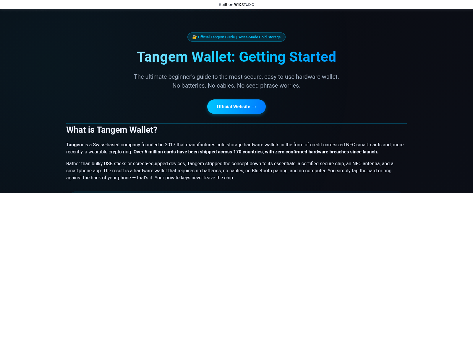 Screenshot of tanzam-apps.wixstudio.com