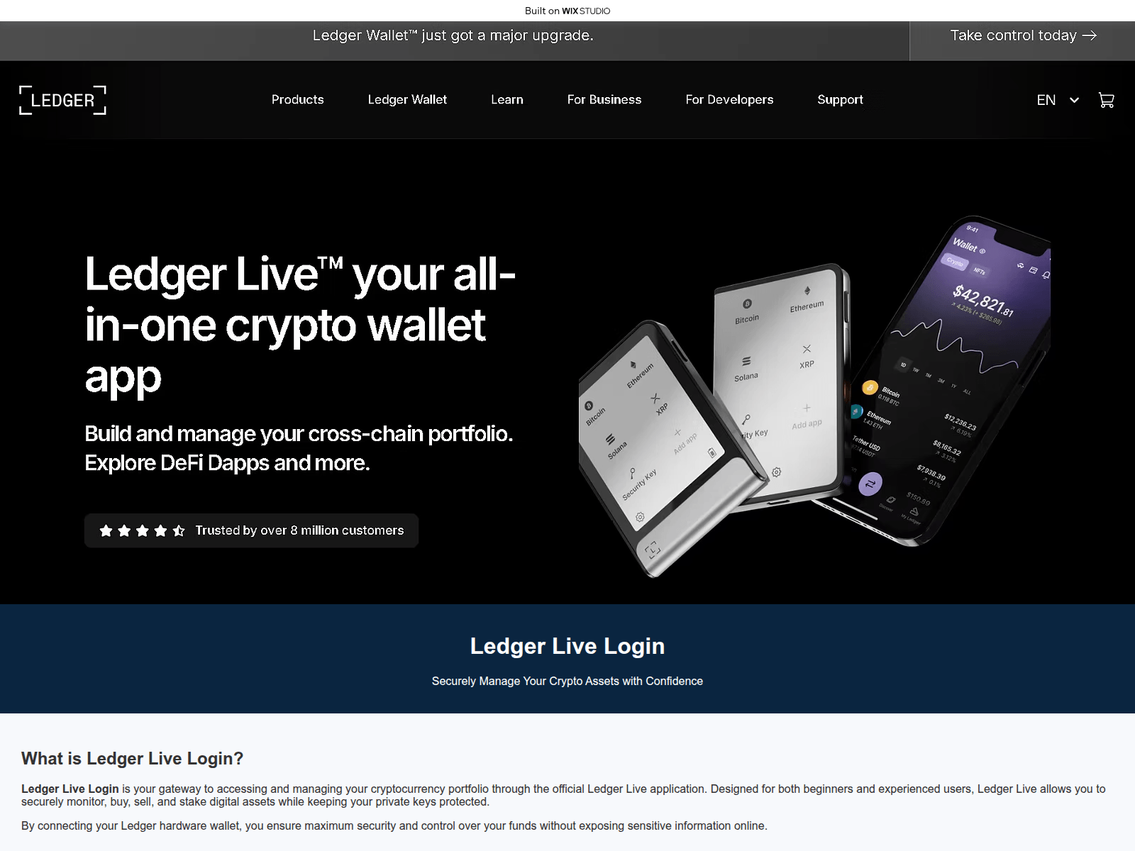 Screenshot of live--platform.wixstudio.com