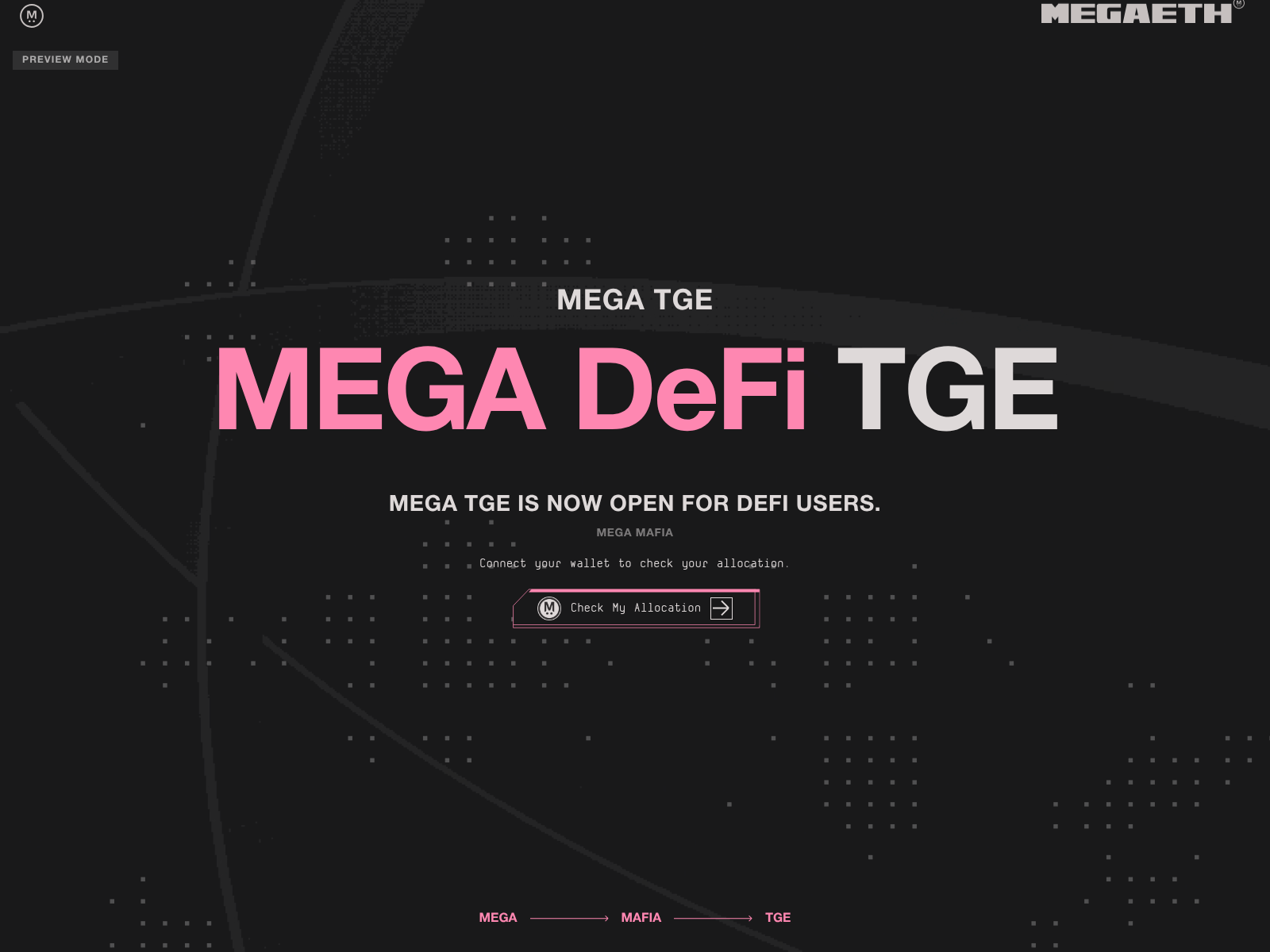 Screenshot of metaeth-tge.com