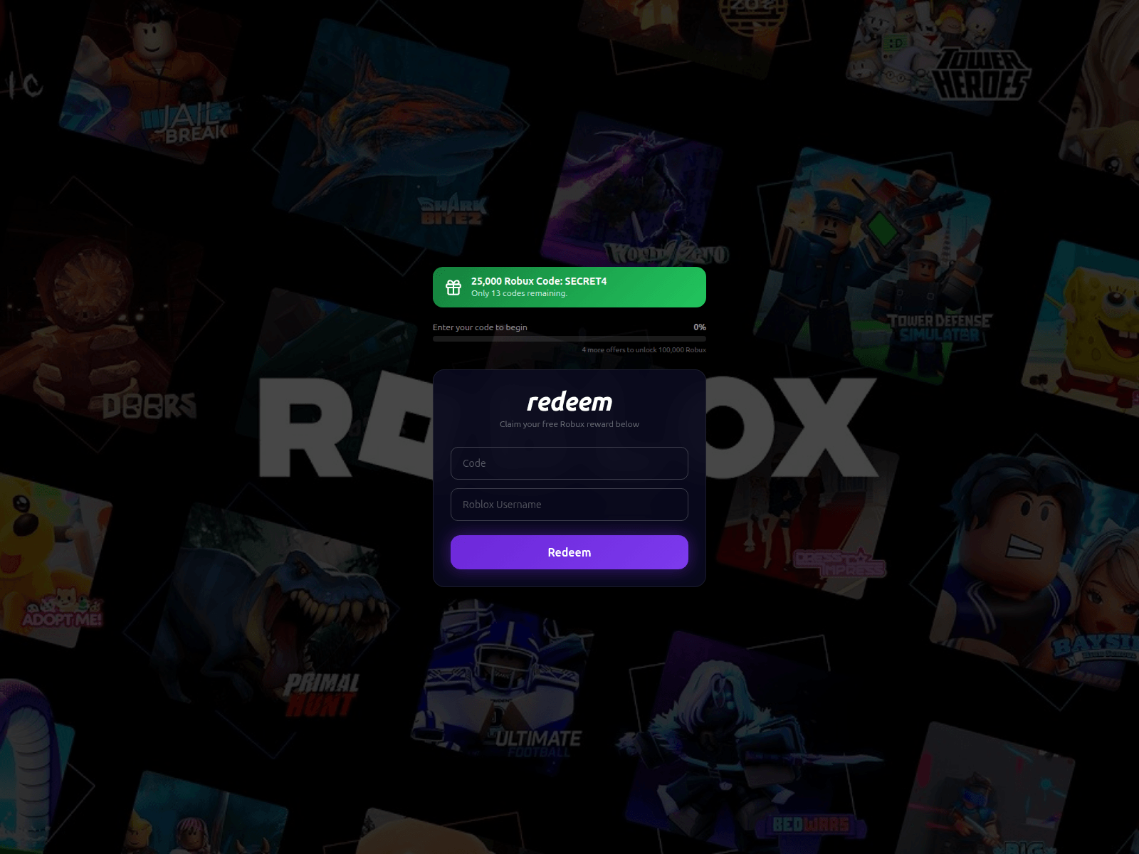 Screenshot of rbxgenr.netlify.app