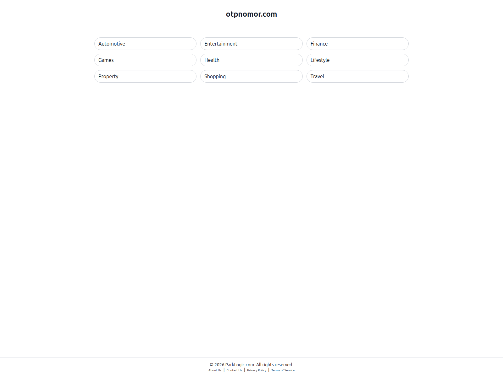 Screenshot of otpnomor.com