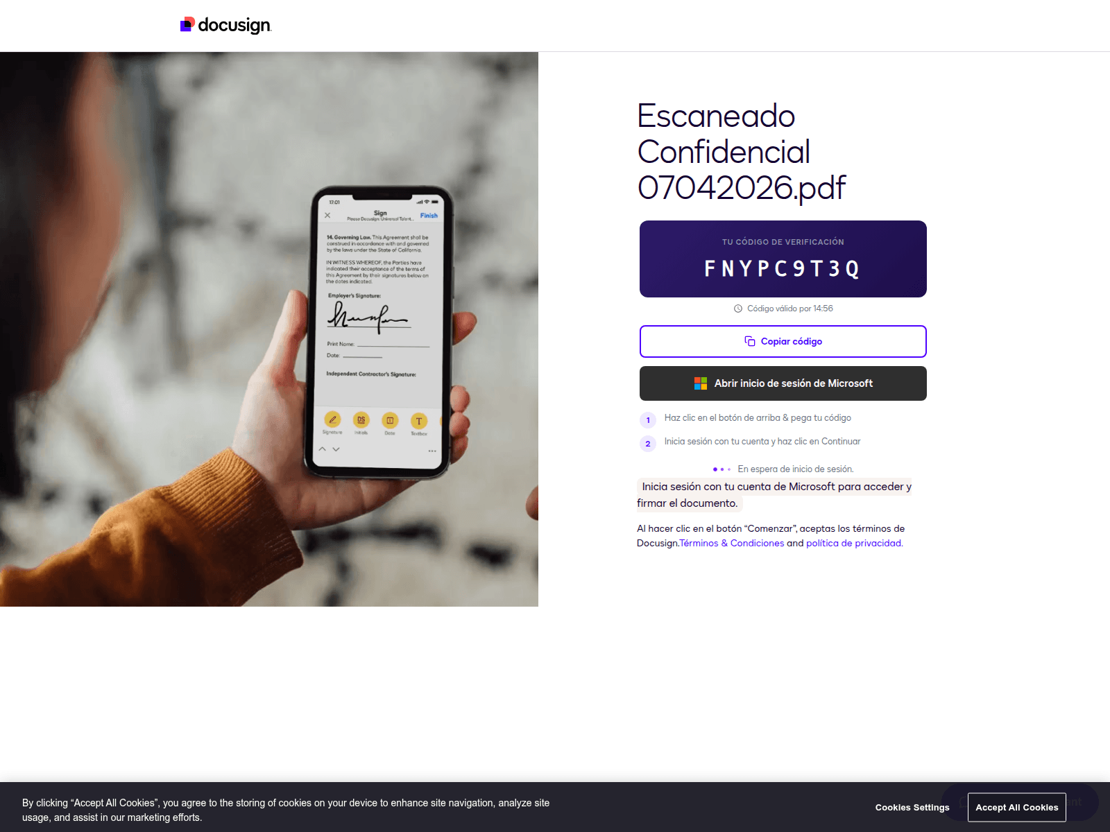 Screenshot of docusign-signature.github.io