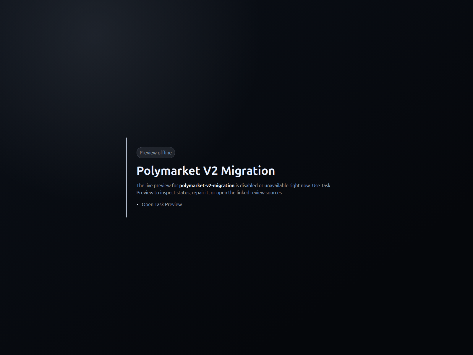 Screenshot of polymarket-v2-migration.olympusx.site