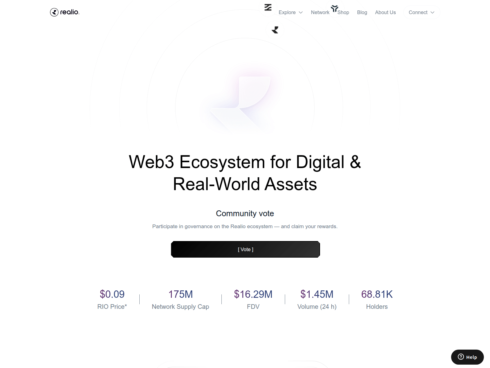 Screenshot of realionetwork.eth.limo