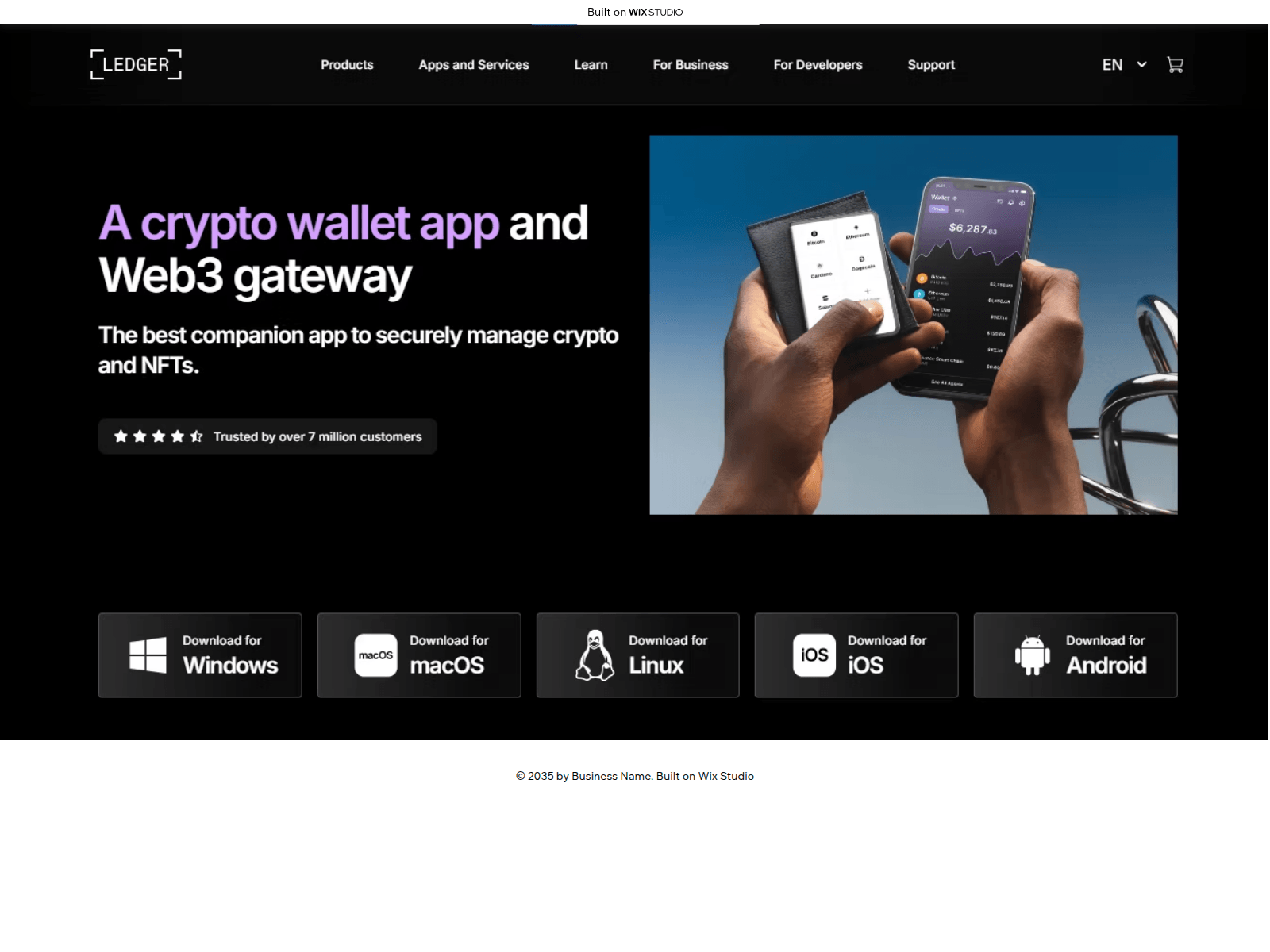 Screenshot of desktopopen.wixstudio.com