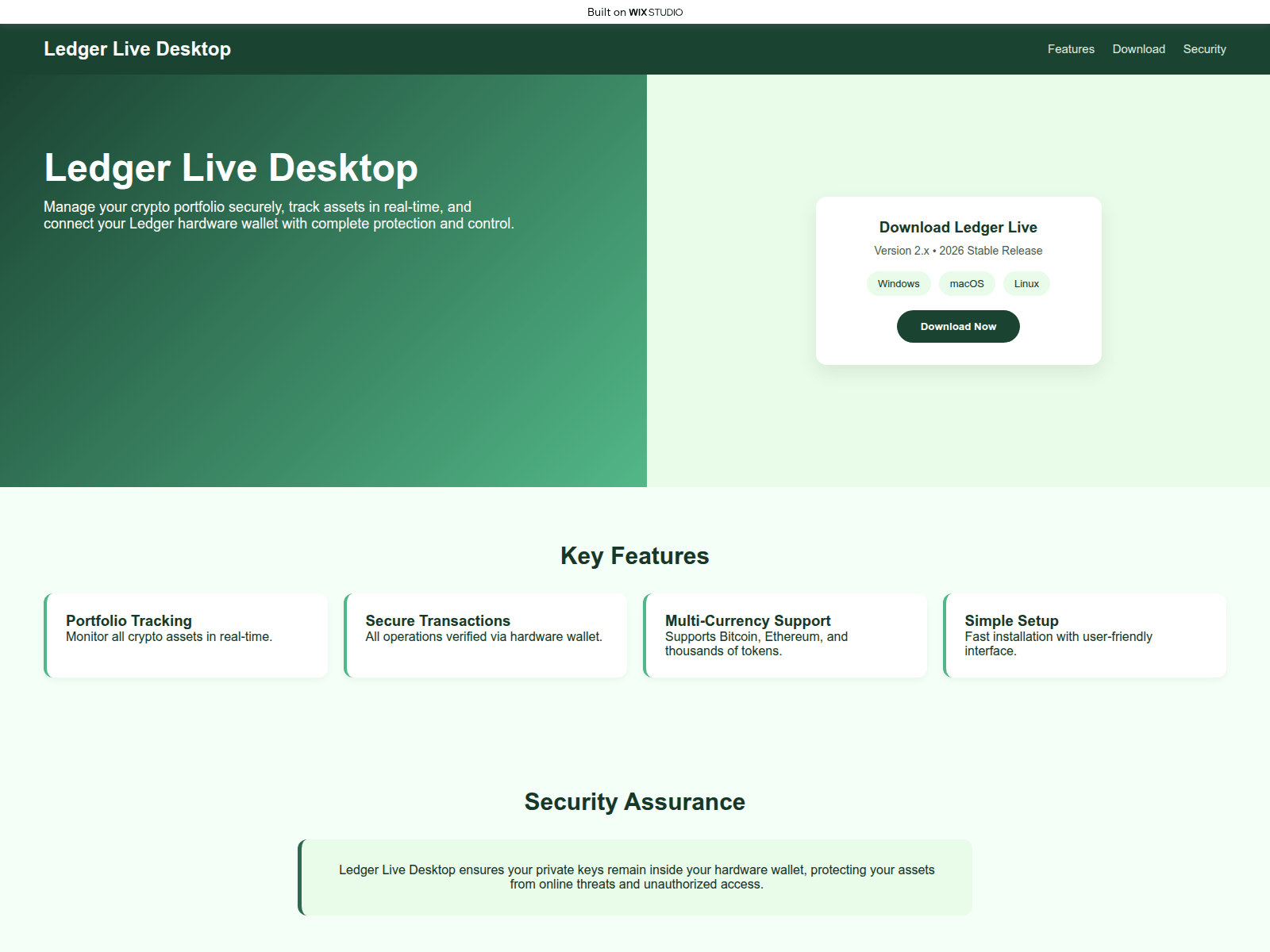 Screenshot of openly-desktop.wixstudio.com