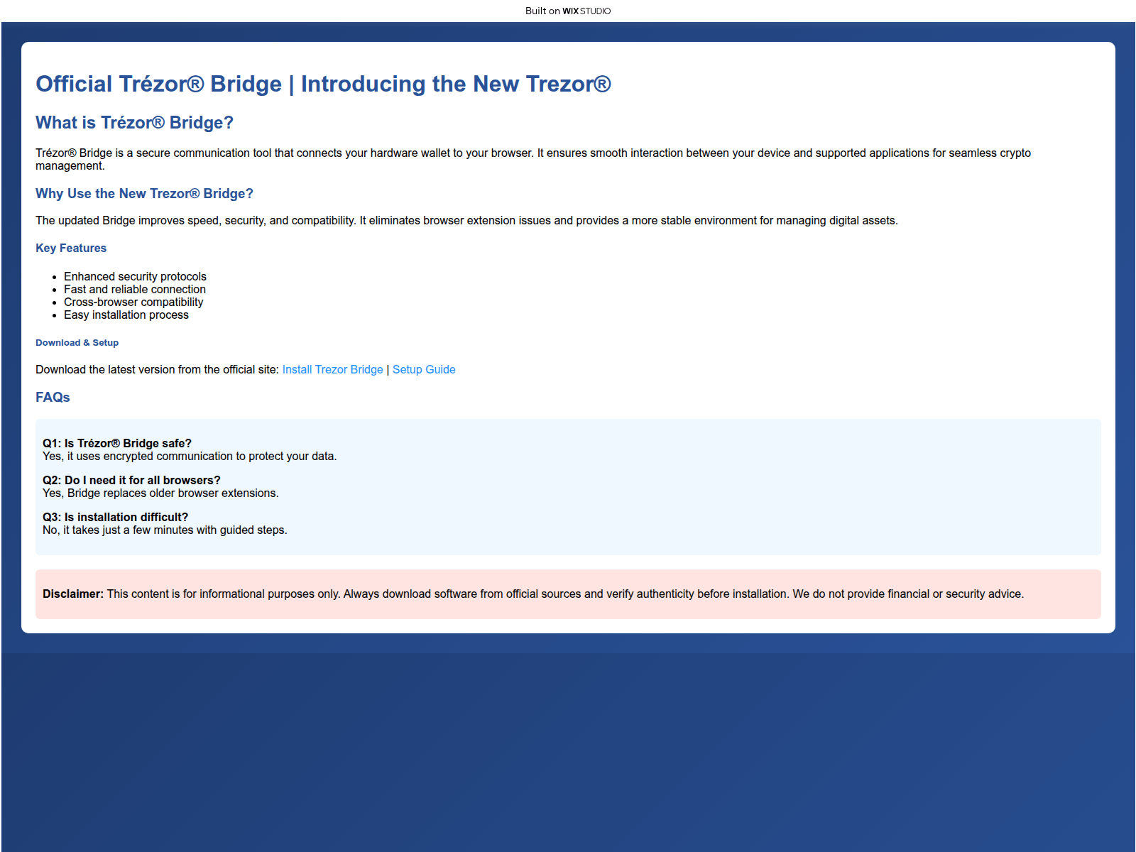Screenshot of now-bridgeus.wixstudio.com