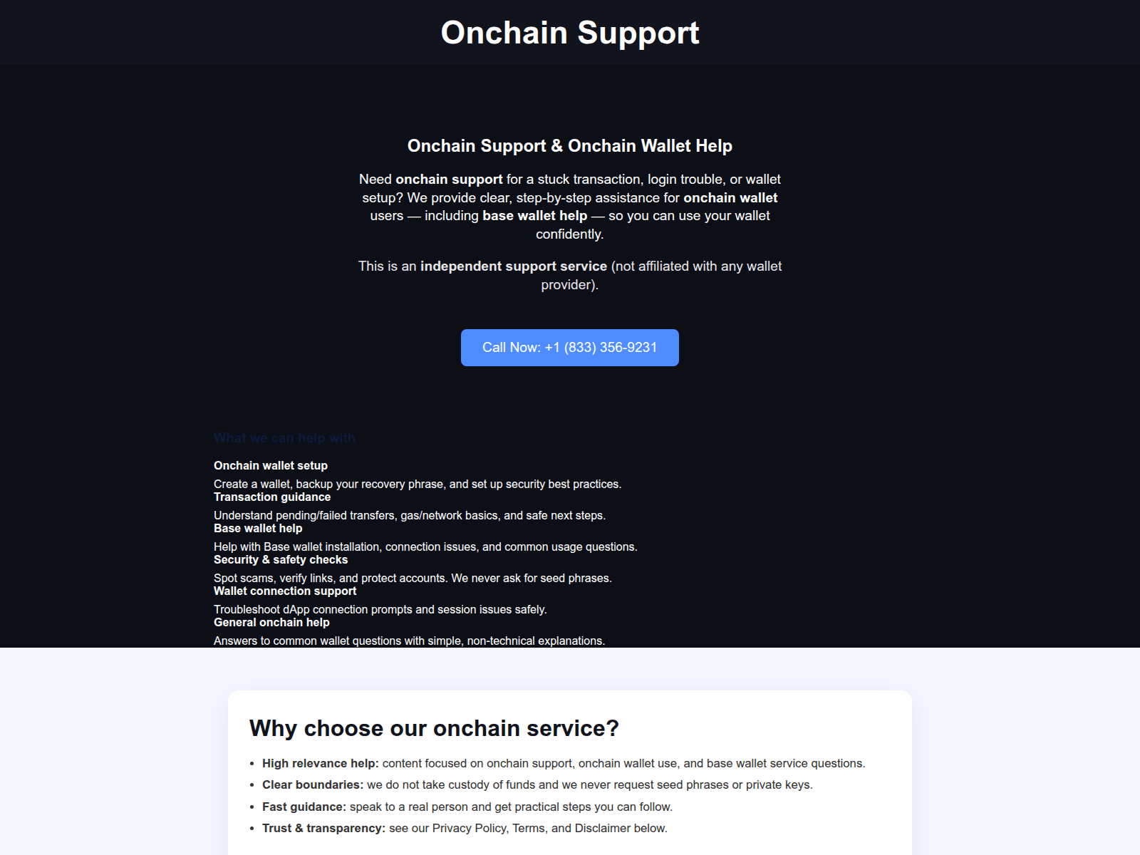 Screenshot of wallet-help-dmi.pages.dev
